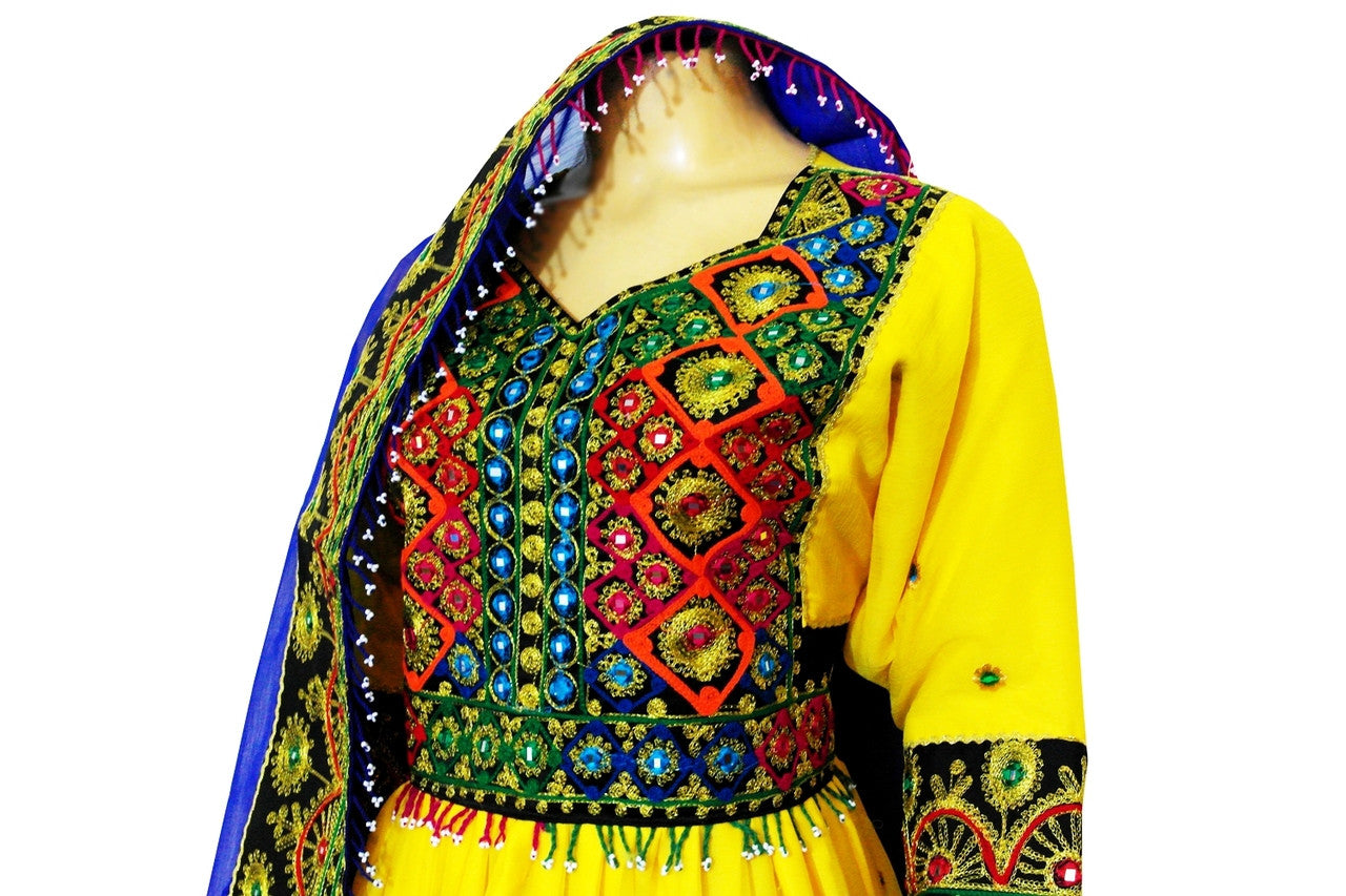 persian bridal frock, pashtun women formal clothes