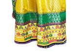 Muslim Nikah Frock In Yellow Pathani Dress Afghani Gown