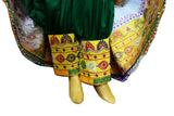 Muslim Nikah Frock In Yellow Pathani Dress Afghani Gown