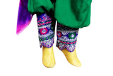 Blue Pashtun Singer Inspired Afghan Fashion Dress