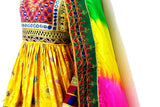 Buy Afghan Clothes In Yellow Color With Genuine Yakhan Dozi Needlework