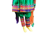 Buy Afghani Dress Online Pashtun Singer Clothes In Green Color