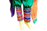 Buy Afghani Dress Online Pashtun Singer Clothes In Green Color