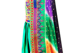 Buy Afghani Dress Online Pashtun Singer Clothes In Green Color