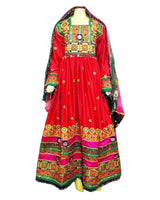 Elegant Afghan Gown Dress