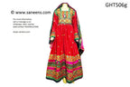 Elegant Afghan Gown Dress