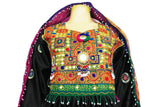 Beautiful Afghani Gown In Black Color Muslim Nikah Mehndi Clothes