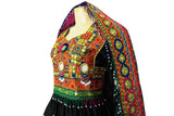 Beautiful Afghani Gown In Black Color Muslim Nikah Mehndi Clothes