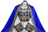 Pathani Dress In White Color Afghan Fashion New Clothes With Lace Work
