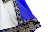 Pathani Dress In White Color Afghan Fashion New Clothes With Lace Work