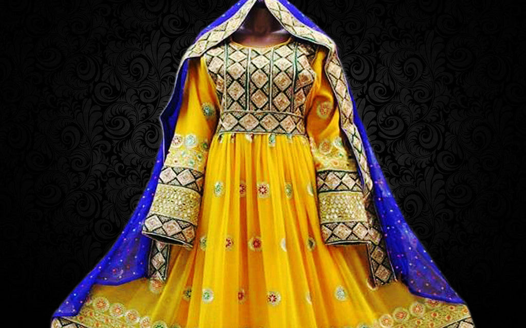 afghan clothes, muslim wedding dress, afghani dress