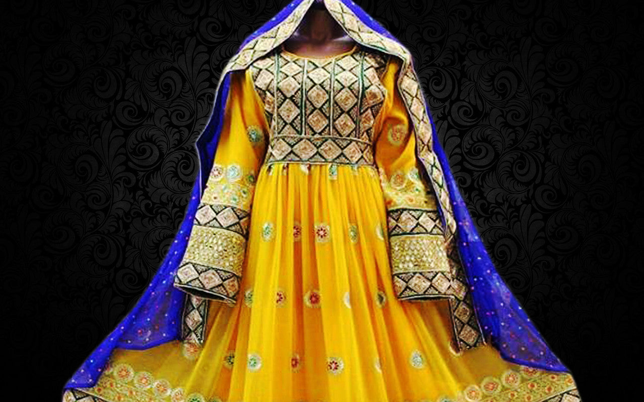 afghan clothes, muslim wedding dress, afghani dress