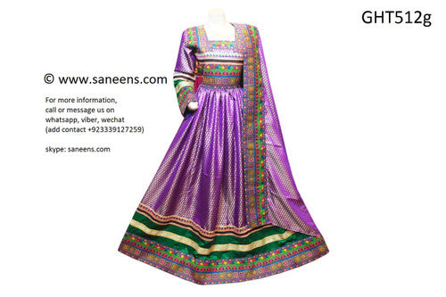 Elegant Afghan Long Dress