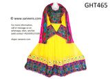 Islamic Dress For Nikah Event Afghan Clothing Yellow Color Pashtun Robe