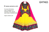 Islamic Dress For Nikah Event Afghan Clothing Yellow Color Pashtun Robe