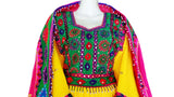 Islamic Dress For Nikah Event Afghan Clothing Yellow Color Pashtun Robe