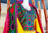 Islamic Dress For Nikah Event Afghan Clothing Yellow Color Pashtun Robe