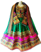 Beads Work Afghan Dress