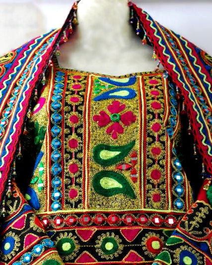 afghan evening dress