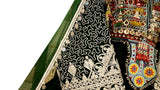 Afghan Fashion New Dress In Green Velvet Best Afghani Clothes Online