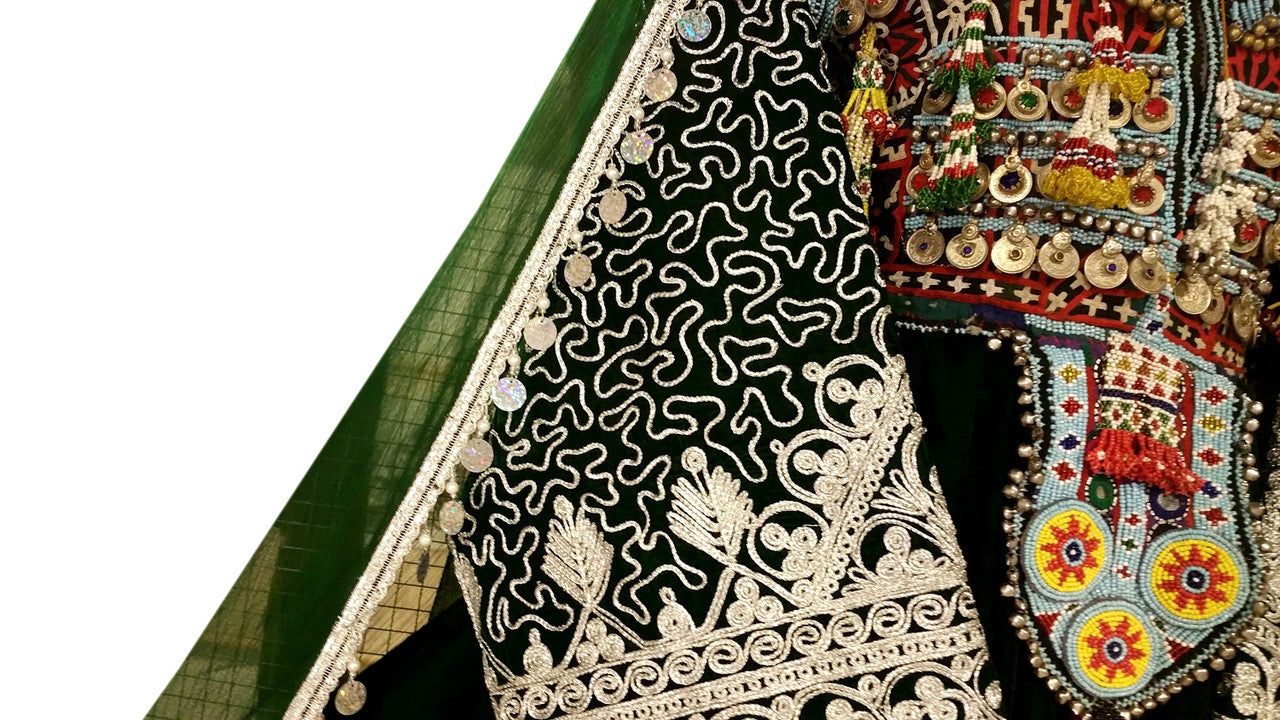 vintage handmade pashtun clothes