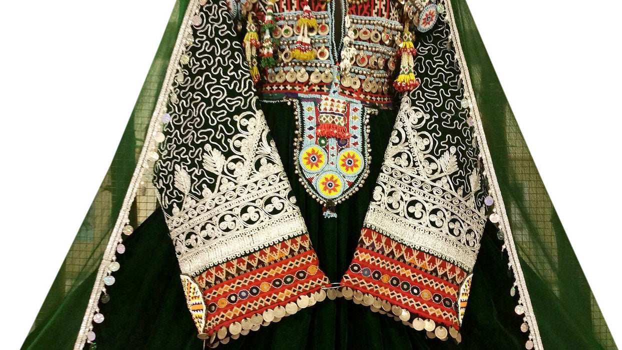 afghan fashion long dress