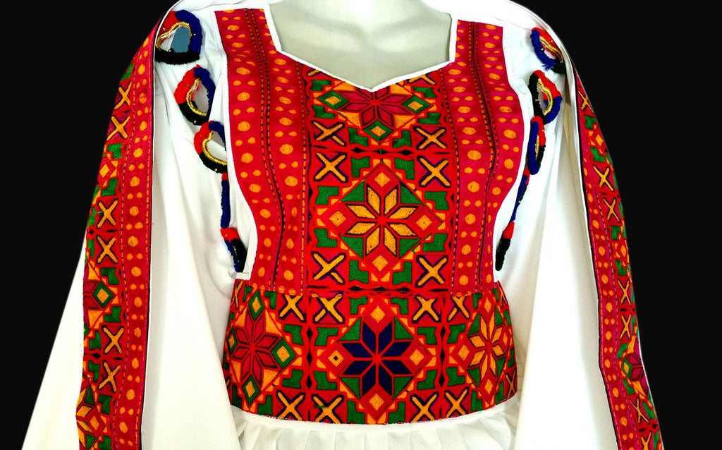 pashtun bridal frock