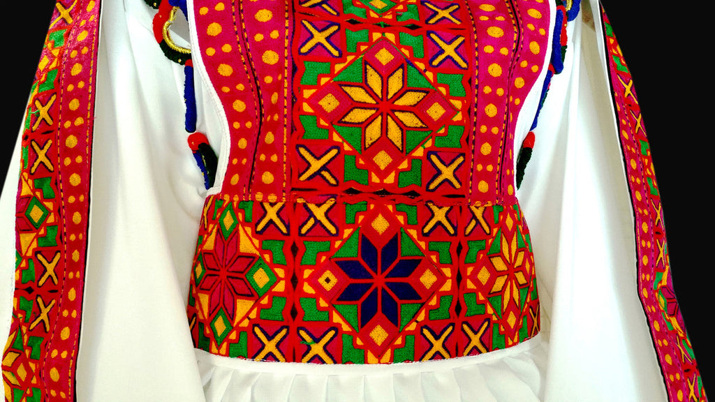 afghan fashion long dress