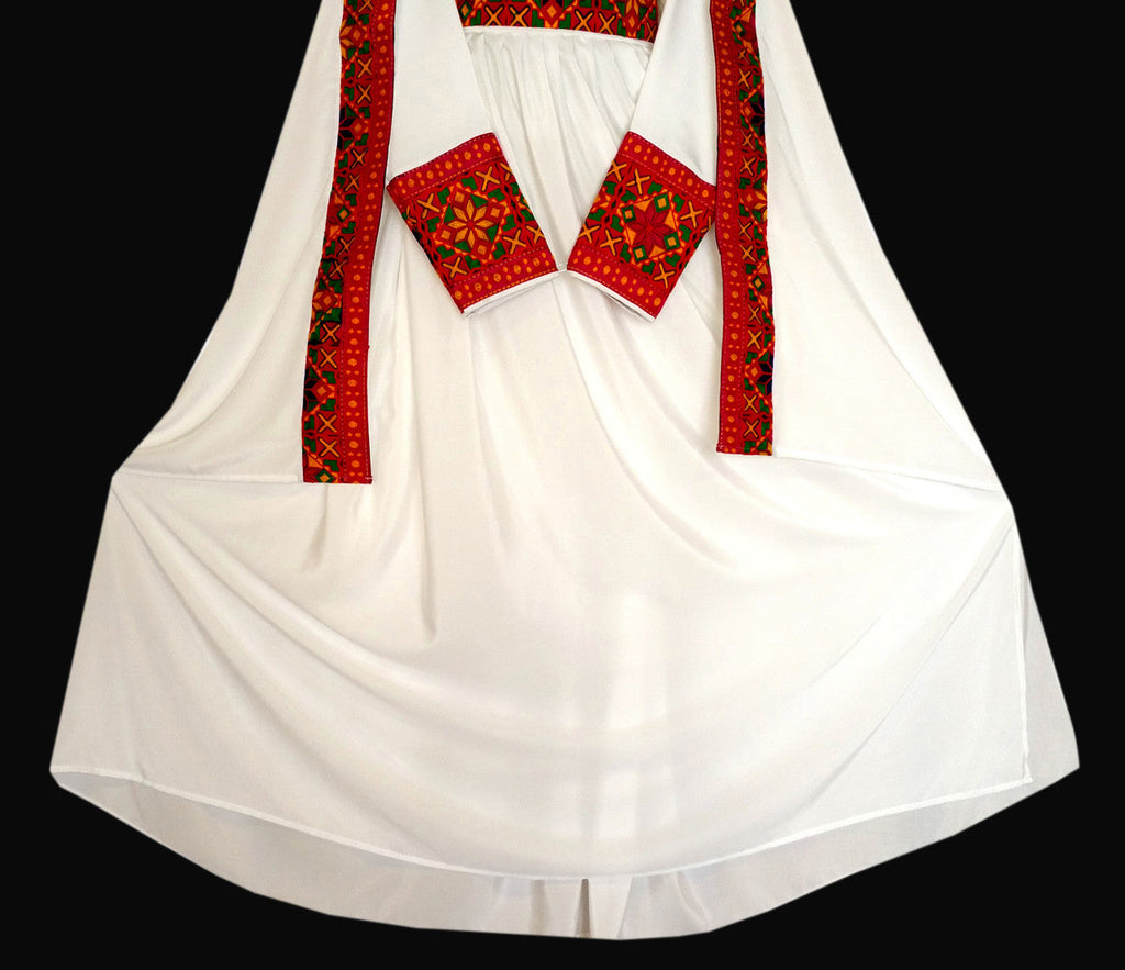 new design afghan fashion dress, front cut skirt afghan dress