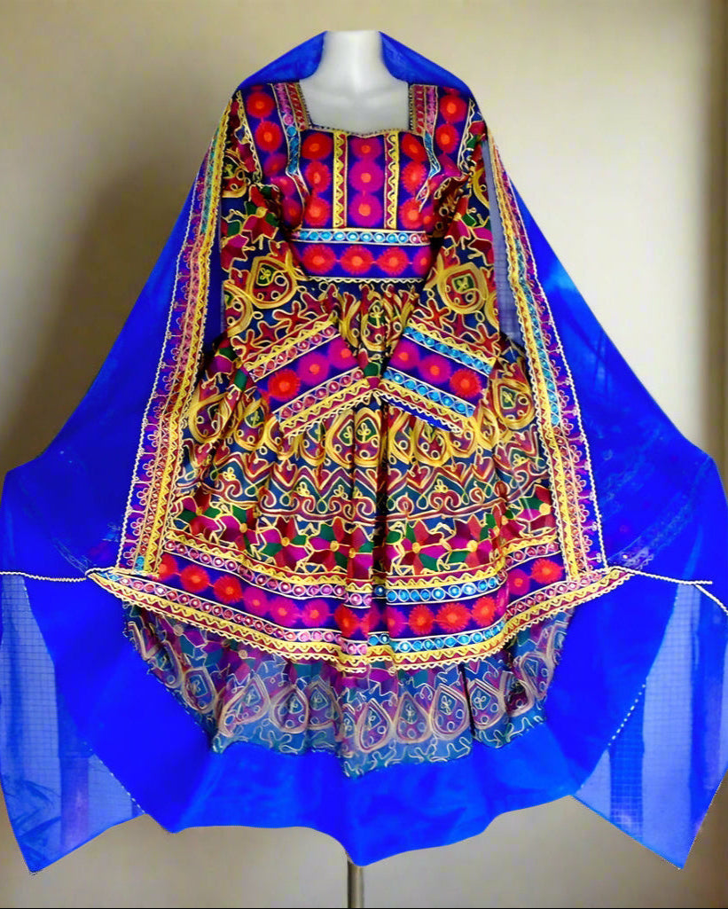 Afghan Gypsy Choli Dress