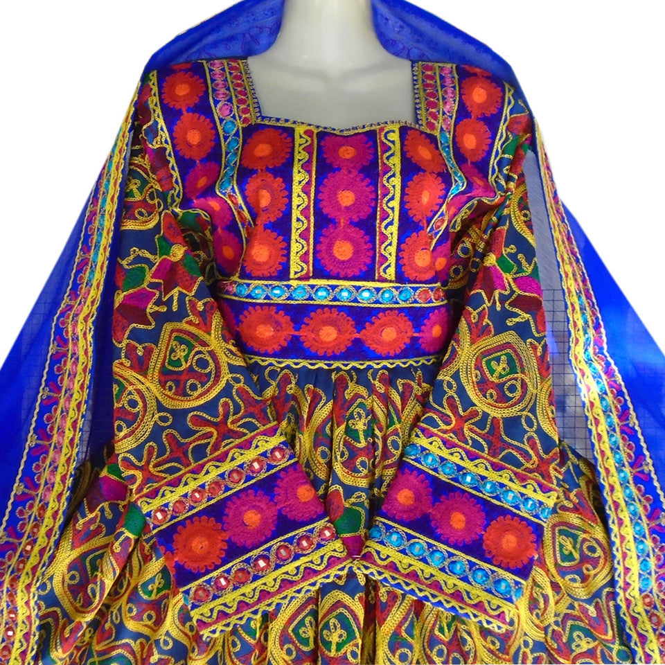 afghan choli cloth dress