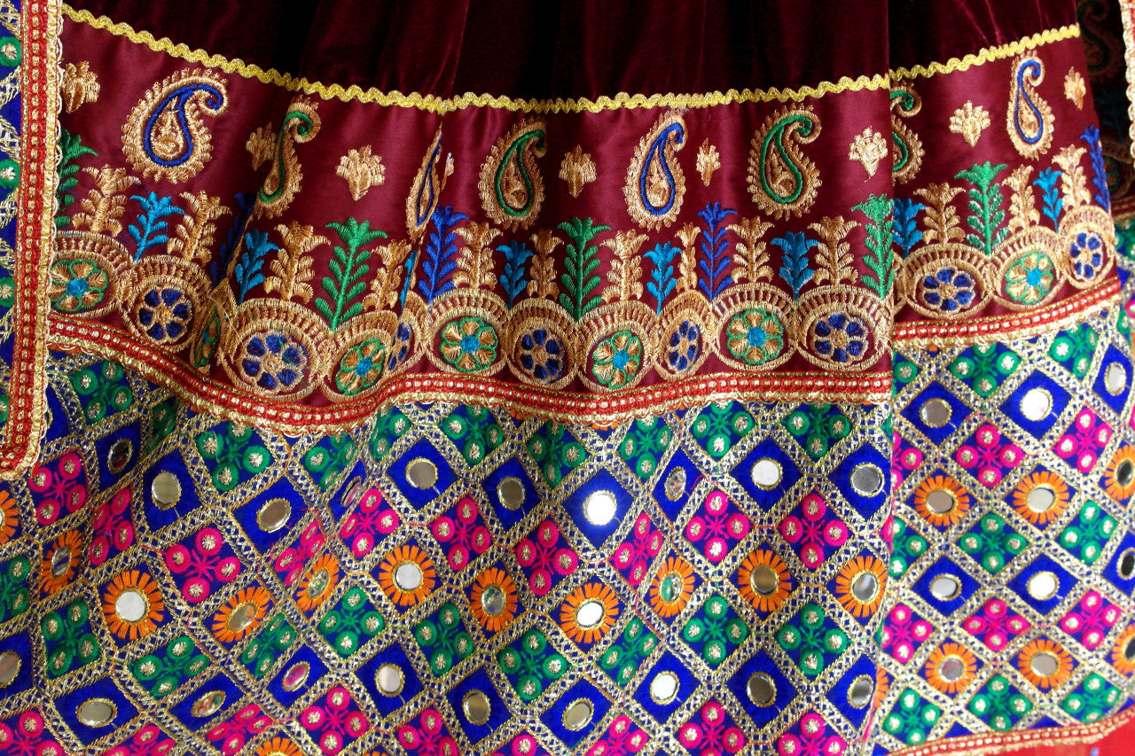 afghan fashion long dress