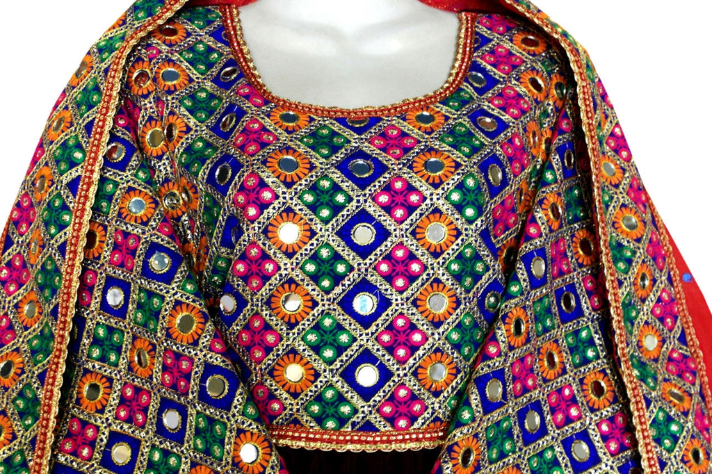 pashtun singer clothes with mirrors work