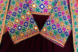 Afghan Bridal Embroidered Gown Dress
