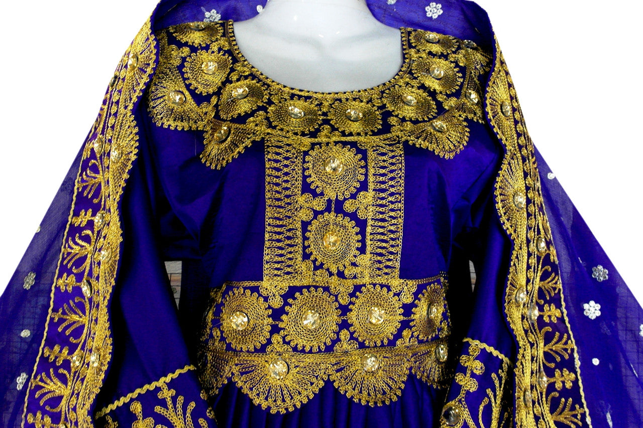 pashtun singer clothes in blue color