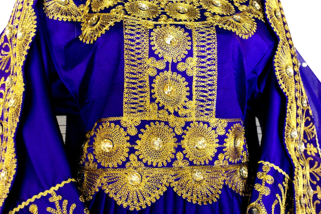 pakhtoon women long dress