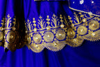 pashtun women zari work dress