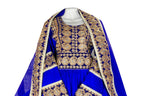 afghan pashtun dress with lace work
