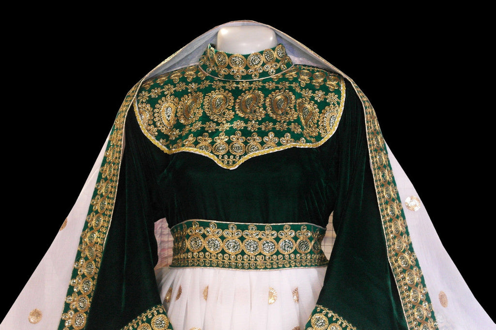 afghani dress, kuchi fashion new dress with lace work