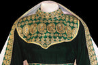 pashtun singer frock with lace work