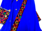 muslim fashion gown in blue color