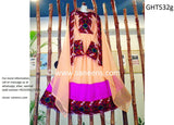 Traditional Afghan Clothes Pashtun Bridal Dress In Peach Color Fabric