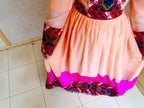afghan clothes with floral embroidery work