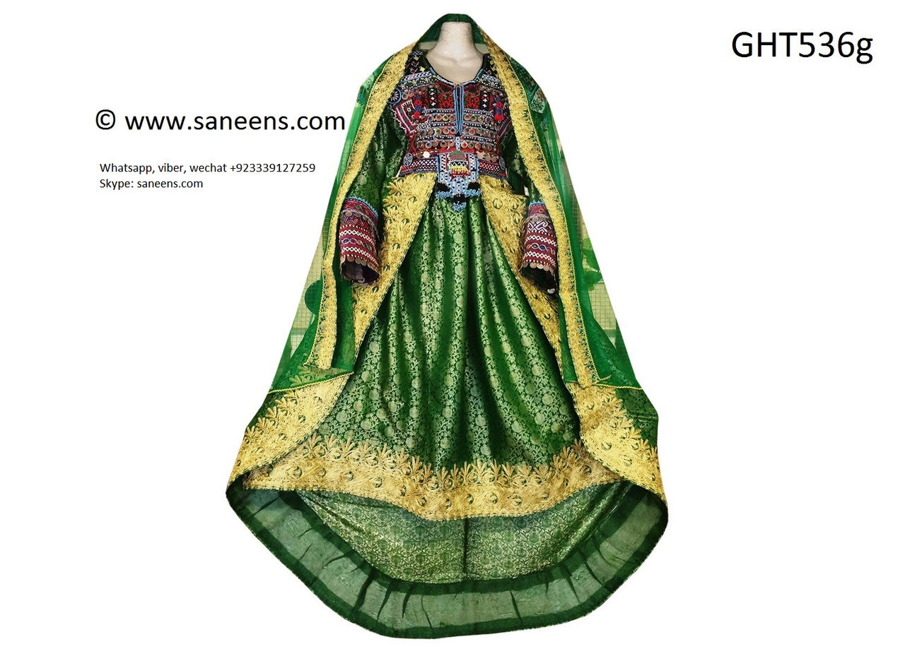 afghan clothes with coins work