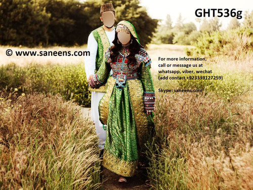 Kuchi Bridal Embroidered Dress