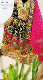 fashionable afghan wedding costume