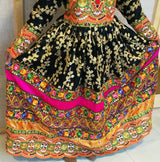 Pakhtoon Aroosi Dress In Black Color Afghan Libas