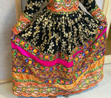 Pakhtoon Aroosi Dress In Black Color Afghan Libas