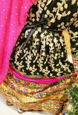 Pakhtoon Aroosi Dress In Black Color Afghan Libas
