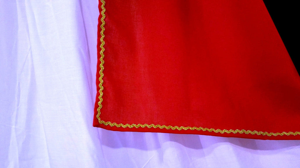 white color pashtun frock